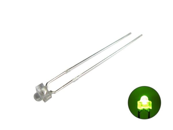 LED 1,8mm klar mini Miniatur LEDs 10 20 50 100 Stück Set 7 Farben zur AUSWAHL Grün 100 Stück