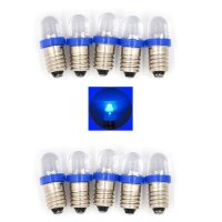 LED 10mm Sockel E10 9V 12V 14V 16V 19V LEDs mit Gewinde...