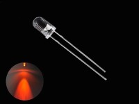 LED 3mm 5mm klar LEDs 10, 20, 50 oder 100 Stück oder Set 9 Farben zur AUSWAHL 20 Stück 5mm orange