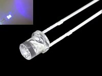 LED 3mm Zylinder klar Flachkopf LEDs zylindrisch flach Flat 10 20 50 100 Stück