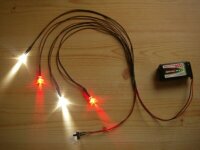 LED Beleuchtung RC Tuning Xenon 1:8 1:10 1:18 1:24 +...
