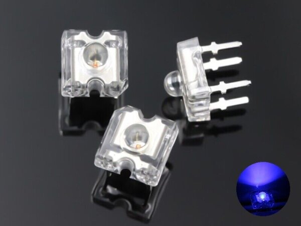 LED Piranha 3mm 5mm SuperFlux LEDs 10 20 50 100 Stück und Set 7 Farben AUSWAHL 20 Stück blau 3mm