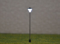 LED Straßenlampen H0 TT Lampen 12-19V variable Höhe 4 bis 7cm Set 10 Stück W423