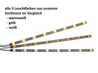 LED Waggonbeleuchtung Innenbeleuchtung gelb 230mm H0 TT N Waggons 10 Stück S672