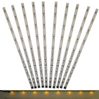 LED Waggonbeleuchtung Innenbeleuchtung gelb 230mm H0 TT N Waggons 10 Stück S672