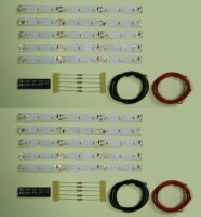 LED Innenbeleuchtung kaltweiß 150mm Licht Waggons...