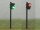 Lichtsignale Signale LED rot / grün 4,5cm hoch für TT 2 Stück S310