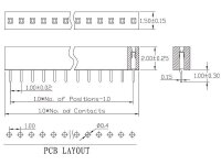 Micro Stiftleiste Steckverbinder RM 1.0 6-polig Stecker + Buchse 10 Stück S438