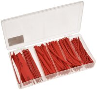 Schrumpfschlauch Set Sortiment Schrumpfschläuche 1:2 schwarz rot 100 560 tlg. Rot 100tlg. in Box