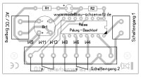 Universal Relaisplatine bistabil Relais 9-24V AC/DC 2A 2xUM Fernschalter A2079