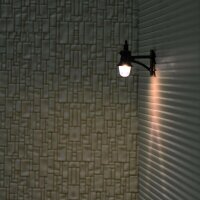 Wandlampen LED Straßenlampen Wandleuchten für H0 0 Häuser BW Gebäude 5 Stück