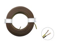 Zwillingslitze Doppellitze 2x 0,08mm² 10m Ring Litze...