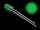 Blink LED 5mm grün diffus 1,5Hz Flash Blinker Blinklicht green 20 Stück W204