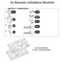 Blinker Wechselblinker 6-16V= max 300mA Bausatz Kemo B003 für LED Lämpchen A2069