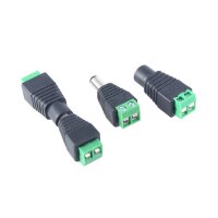 DC Buchse Stecker Adapter 2,1 x 5,5 mm mit Schraubklemme Verbinder für Netzteil