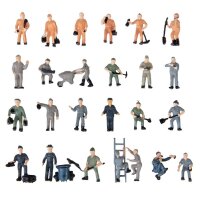 Figuren Arbeiter Bauarbeiter 1:87 H0 Baustelle Handwerker...