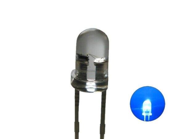 Flacker LED 3mm 5mm Flackerlicht Kerze Lagerfeuer Feuer LEDs Farben WÄHLBAR 20 Stück 5mm Blau
