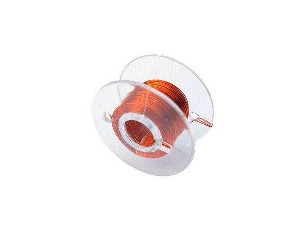 Kupferlackdraht Lackdraht 0,1mm CU-Draht 10 Meter auf Spule 7 Farben AUSWAHL orange