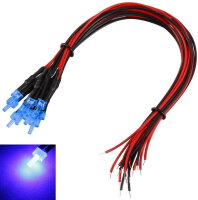 LED 2mm Tower mit Kabel Litze für 12-19V LEDs diffus klar 7 Farben zur Auswahl