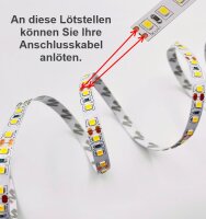 LED Beleuchtung warmweiß 50cm 60 LEDs Gebäude Häuser Waggons RC Modelle S354