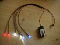LED Beleuchtung Xenon RC Tuning Unterbodenbeleuchtung 1:8...