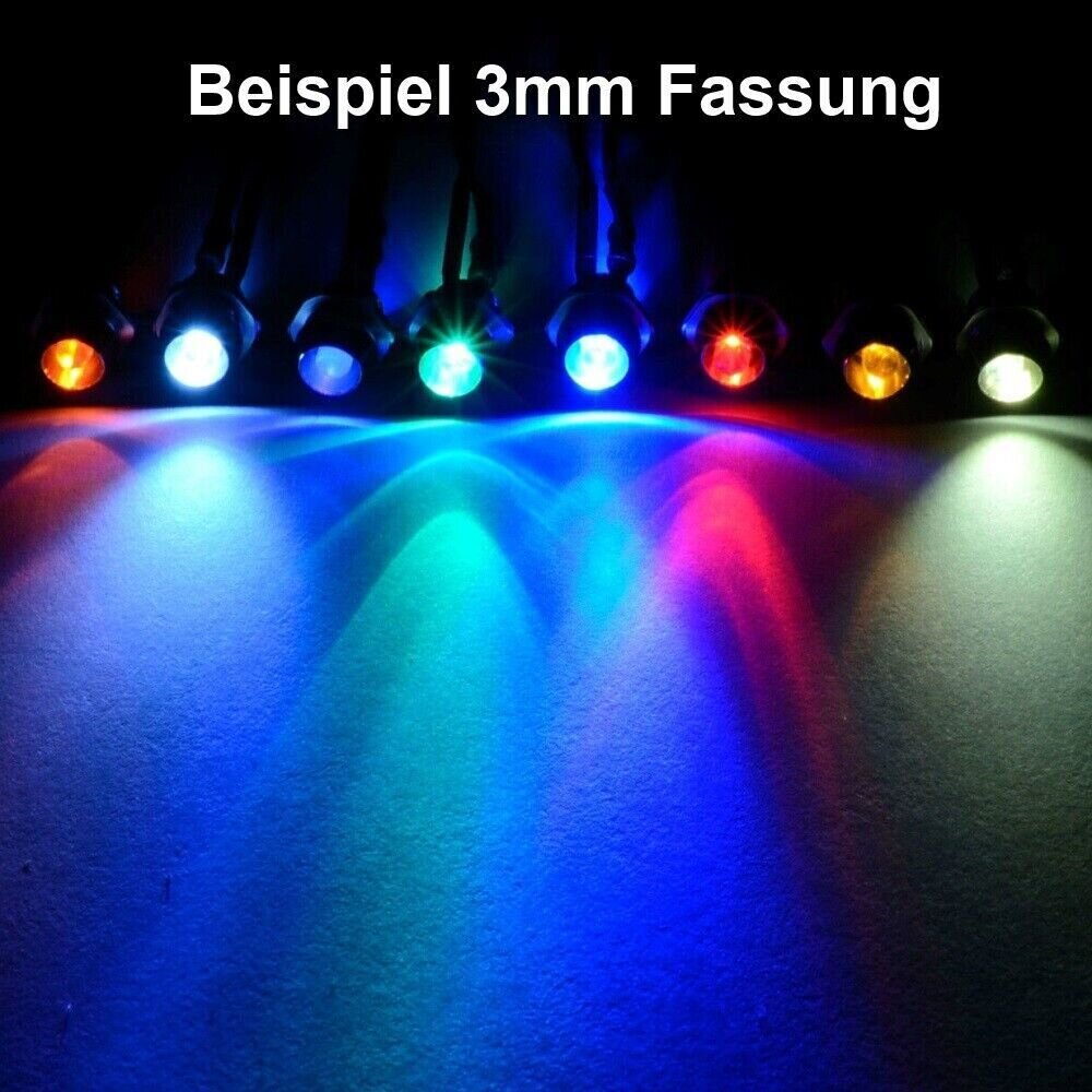 LED Lampenhalter Set - 20 Stück Fassungen Für 3mm Und 5mm Leuchtdioden