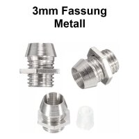 LED Fassung 3mm 5mm Metall Kunststoff Halter LEDs Clip...