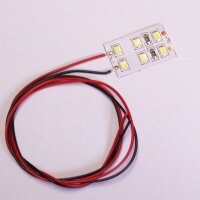 LED Hausbeleuchtung warmweiß mit Kabel 6 LEDs 8-16V...