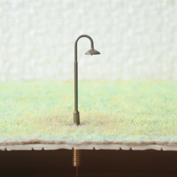 LED Straßenlampen Bogenleuchten 3,5cm Bogenlampen für N Z 10 Stück Farbauswahl Braun