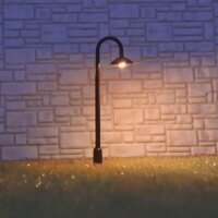 LED Straßenlampen Bogenleuchten 3,5cm Bogenlampen für N Z 10 Stück Farbauswahl Braun