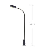 LED Straßenlampen N Z Peitschenleuchten weiß 1-flammig 3-4cm Set 10 Stück S1051