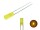 LED Zylinder 3mm 5mm klar diffus zylindrisch Flat Top LEDs Menge und Farbauswahl 20 Stück gelb 3mm diffus