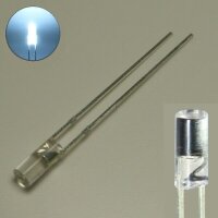 LED Zylinder 3mm 5mm klar diffus zylindrisch Flat Top...