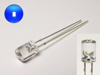 LED Zylinder 3mm 5mm klar diffus zylindrisch Flat Top...