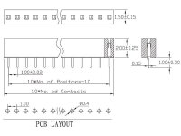 Micro Stiftleiste Steckverbinder RM 1.0 5-polig Stecker + Buchse 10 Stück S157