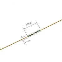 Reedkontakte Mini Reedschalter 2mm x 10mm Miniatur Reed Kontakte 10 Stück S280