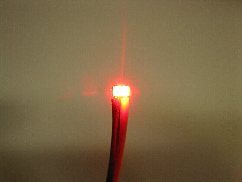 thumbnail image 2 of 10-Pack 12V Mini SMD LED 0603 7-Color Changing Lights With Resistors & Wires (ogeleled) 2 of 6