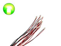 SMD LED 0805 mit Kabel angelötet Ø 0,3mm Microkabel LEDs 10 / 20 Stück 7 Farben