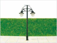 Straßenlampen H0 TT Leuchten Lampen nostalgisch 2-flammig 5cm Set 10 Stück W404