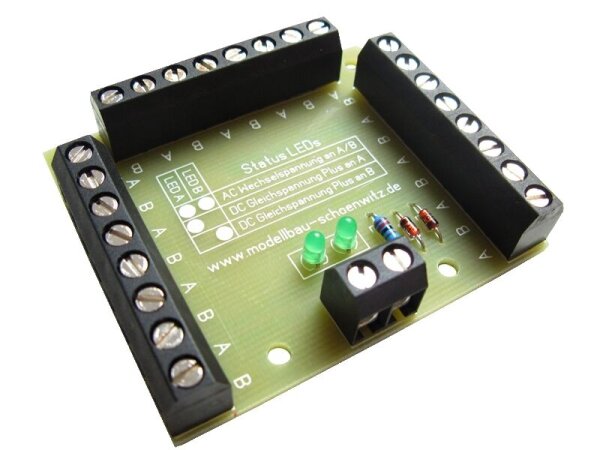 Stromverteiler Verteiler mit Status LEDs 24-fach V1.0 Fertigmodul A2071