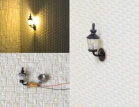 Wandlampen LED Straßenlampen 1-flammig für H0...