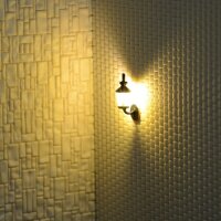 Wandlampen LED Straßenlampen 1-flammig für H0 Häuser Gebäude Set 5 Stück W67