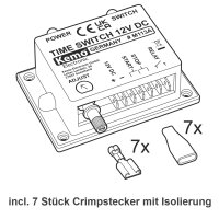 Zeitschalter Timer Zeitrelais 12V bis 15V= ca. 2 Sek - 23 Min Kemo M113A A2086