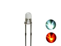 Duo LED 3mm bicolor LEDs 2pin Beleuchtung Lichtwechsel Loks Triebwagen H0 TT 1 0