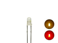 Duo LED 3mm bicolor LEDs 2pin Beleuchtung Lichtwechsel Loks Triebwagen H0 TT 1 0