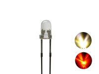 Duo LED 3mm Bi-color LEDs 2pin Lichtwechsel Beleuchtung...