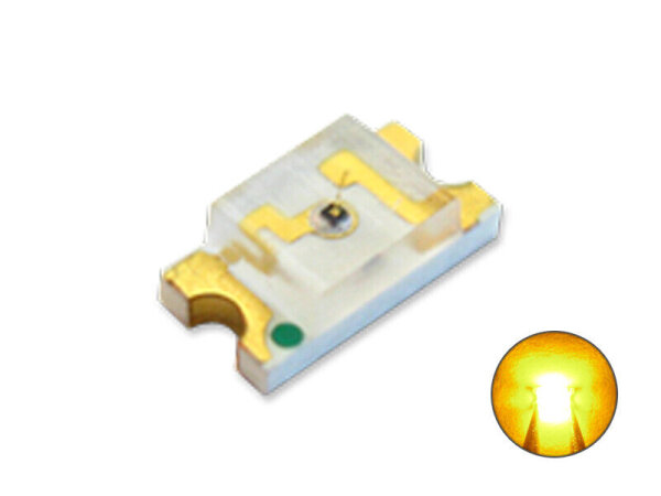 LED 0402 0603 0805 1206 micro mini SMD LEDs 10 20 50 100 Stück und Set AUSWAHL gelb 1206 100 Stück