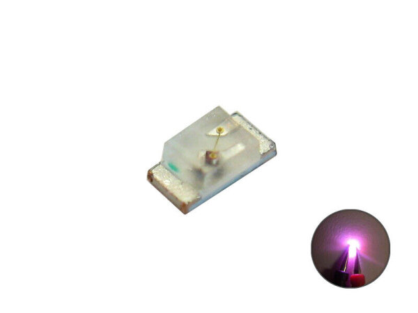 LED 0402 0603 0805 1206 micro mini SMD LEDs 10 20 50 100 Stück und Set AUSWAHL pink 0603 50 Stück