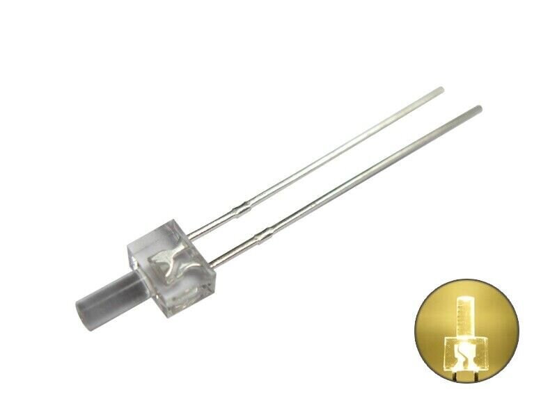 Photodiode 5 Mm Klar – 100 Stück, 940 Nm Spitzenwellenlänge, Empfangsdiode Für Lichtsensoren