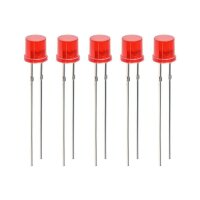 LED 5mm Zylinder Flachkopf LEDs zylindrisch flach Flat Top 10 20 50 100 Stück